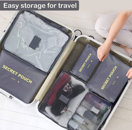 6 Piece Travel Kit Organizer Pouch™